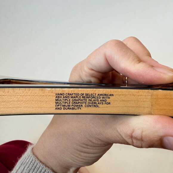 Vintage Prince Woodie Graphite Tennis Racket with Case – 4 3/8 - Picture 10 of 12